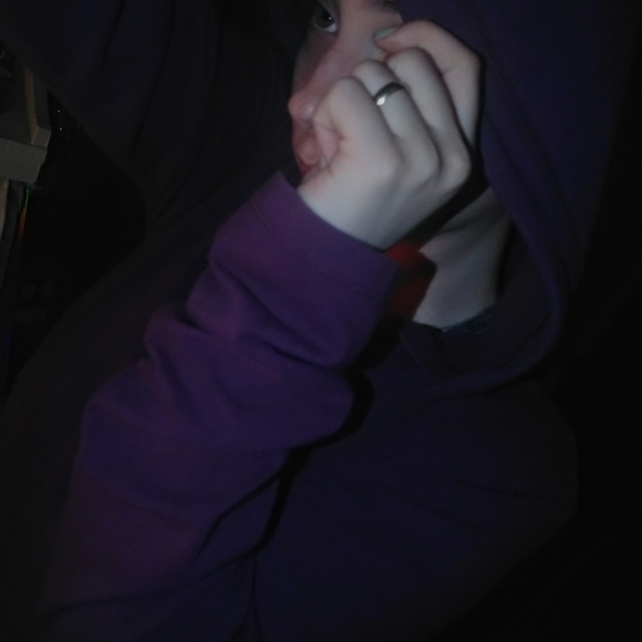 Purple tunic hoodie - Picture 5 of 5